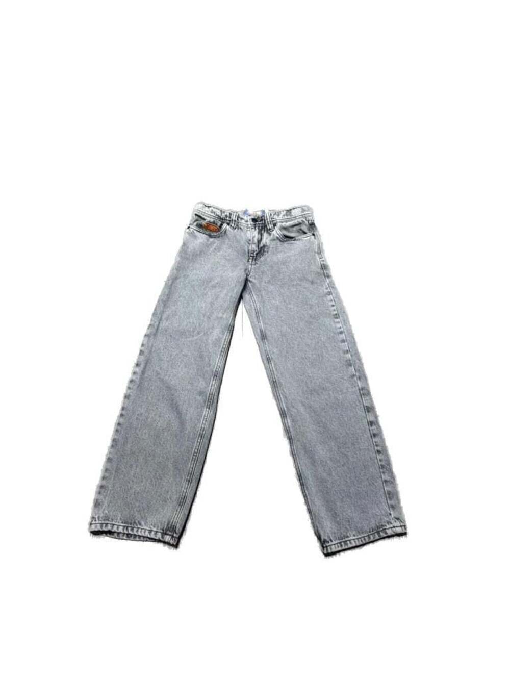 Empyre Grey Acid Wash Baggy Skate Jeans Youth Size 14